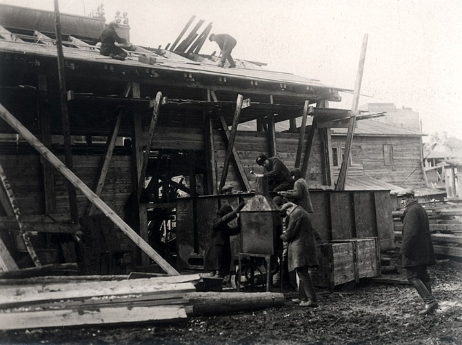 Как строили первую очередь Московского метрополитена (75 фото)