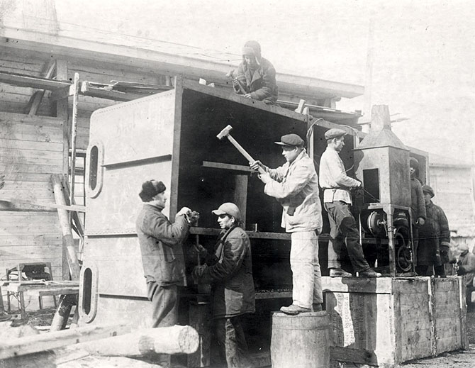 Как строили первую очередь Московского метрополитена (75 фото)