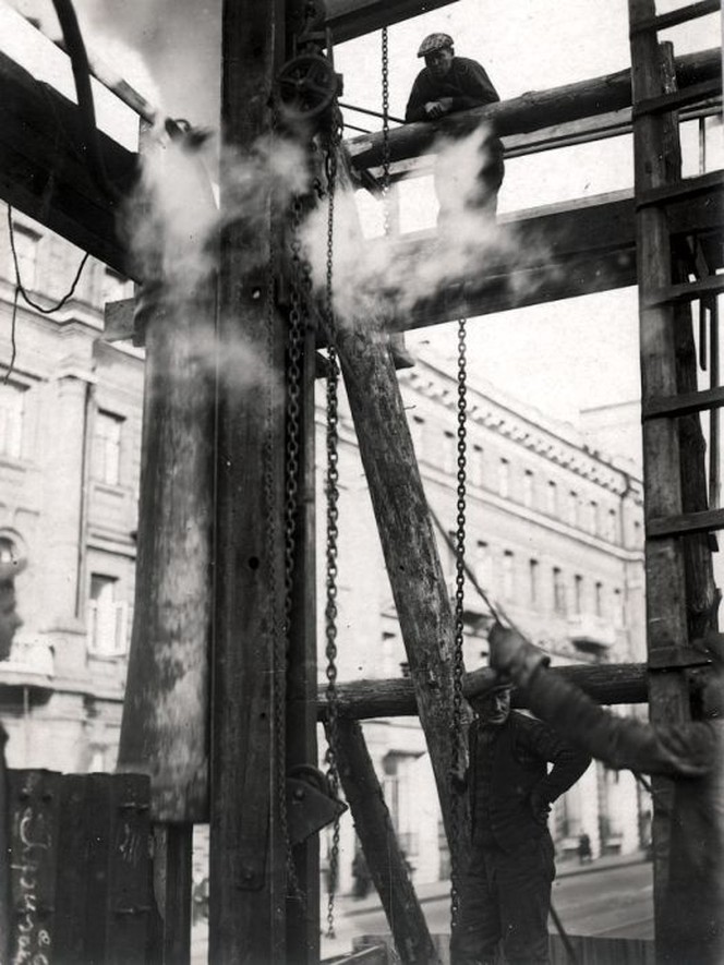 Как строили первую очередь Московского метрополитена (75 фото)