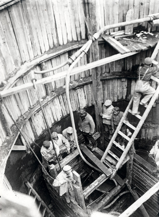 Как строили первую очередь Московского метрополитена (75 фото)