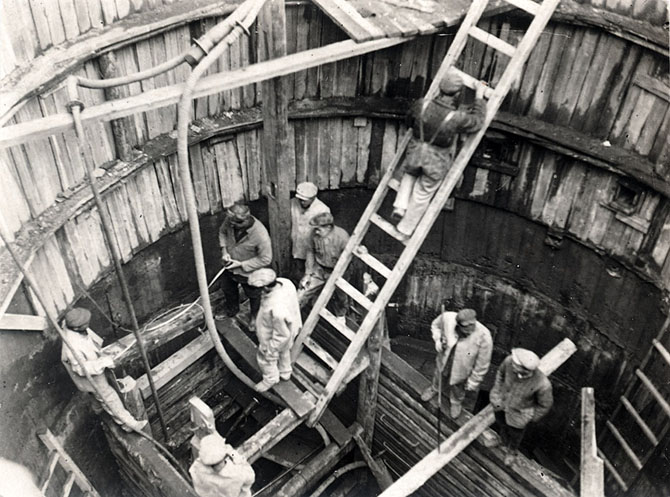 Как строили первую очередь Московского метрополитена (75 фото)