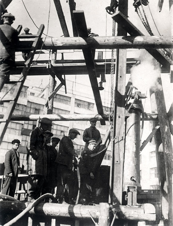 Как строили первую очередь Московского метрополитена (75 фото)