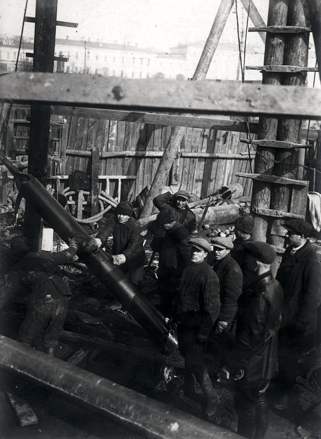 Как строили первую очередь Московского метрополитена (75 фото)