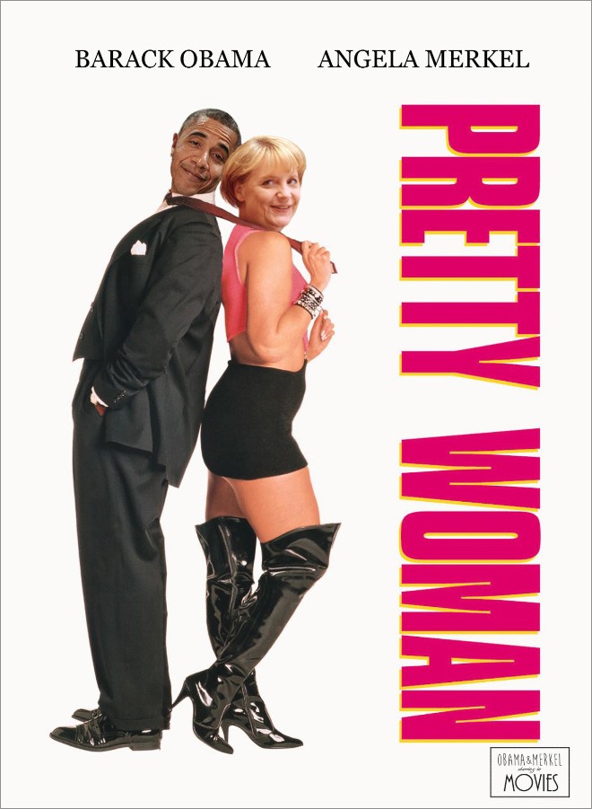 Меркель, Путин и Обама в роли героев известных кинофильмов