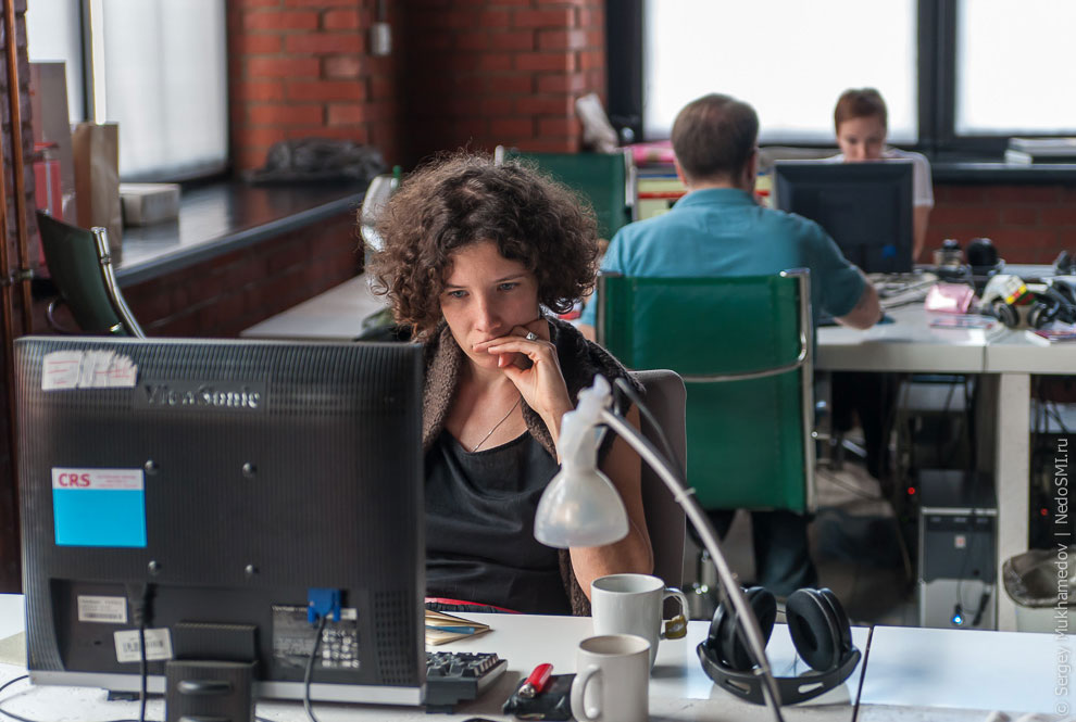 Необычный офис: большая коммуналка