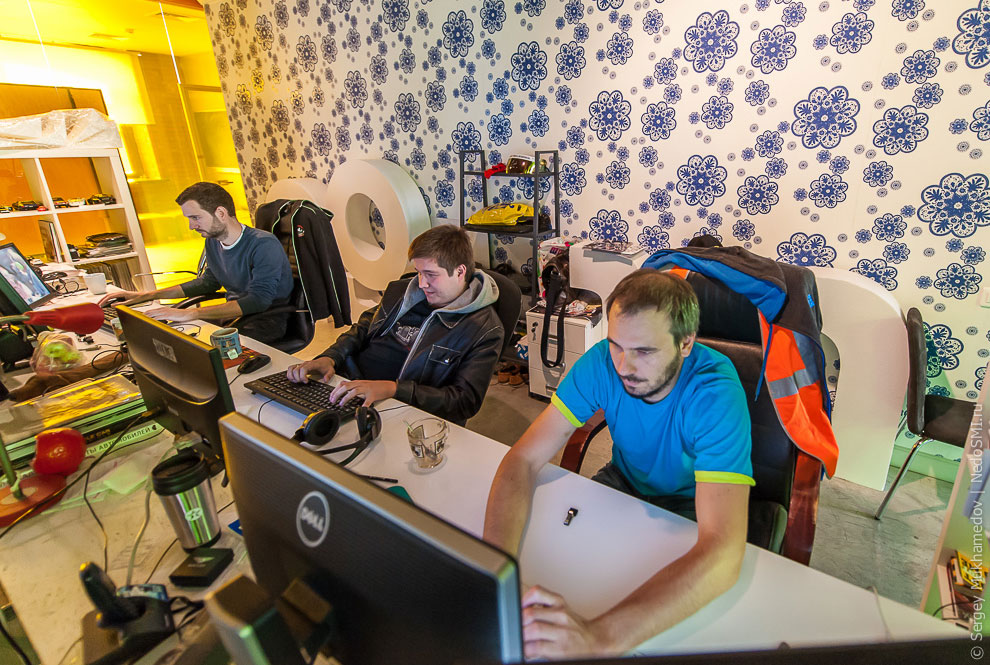 Необычный офис: большая коммуналка