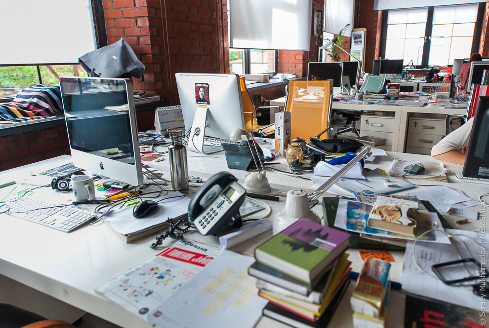 Необычный офис: большая коммуналка