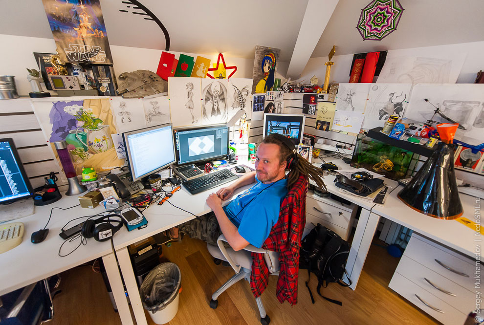 Необычный офис: большая коммуналка