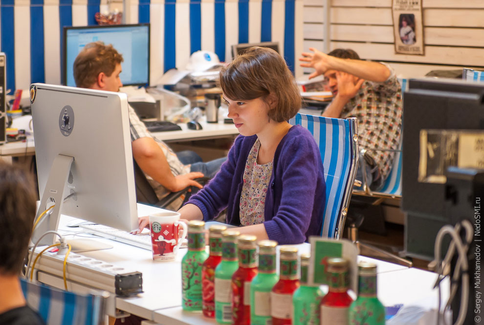 Необычный офис: большая коммуналка