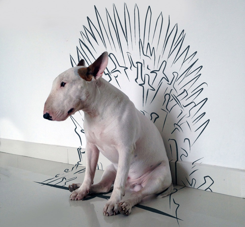 Иллюстрированный пес