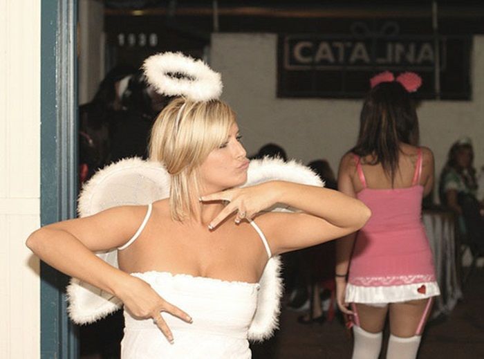 Девчонки на Хэллоуине