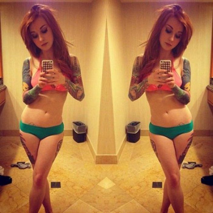 Девушки с татуировками