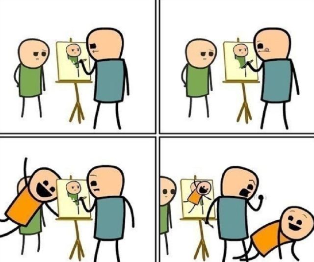 Смешные комиксы