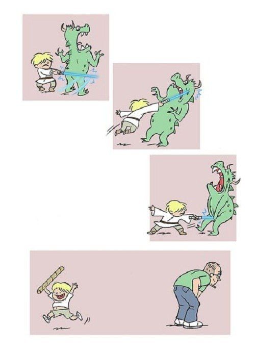 Смешные комиксы