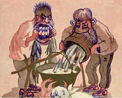 Рисунки советских школьников в учебниках