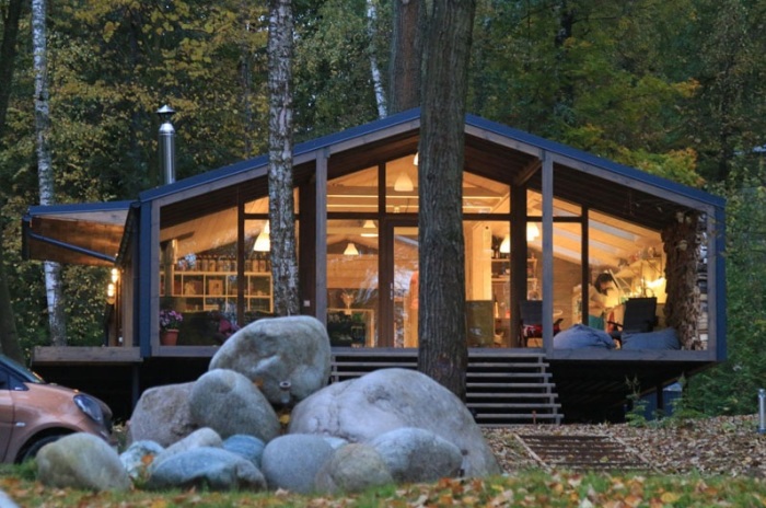 Модульный дом в Подмосковье, построенный за неделю и всего 4 миллиона рублей