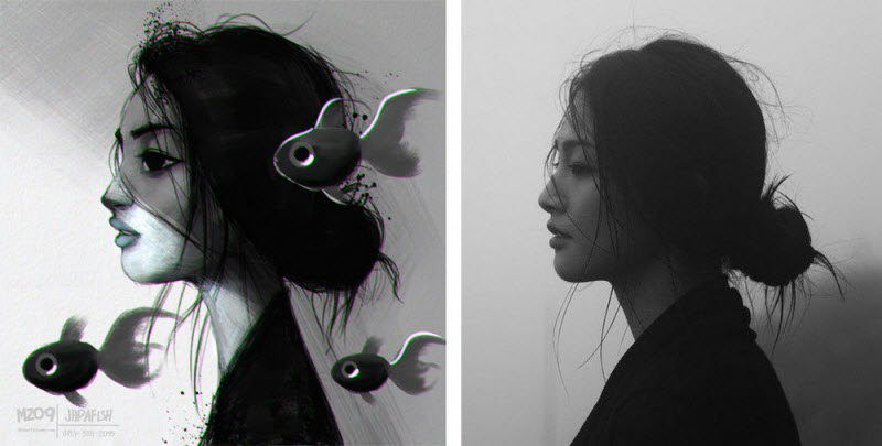 Художник превращает случайных людей в мультяшек