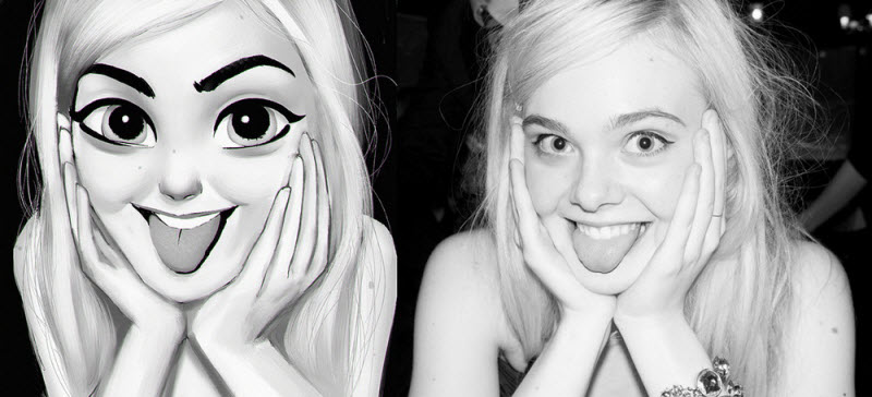 Художник превращает случайных людей в мультяшек