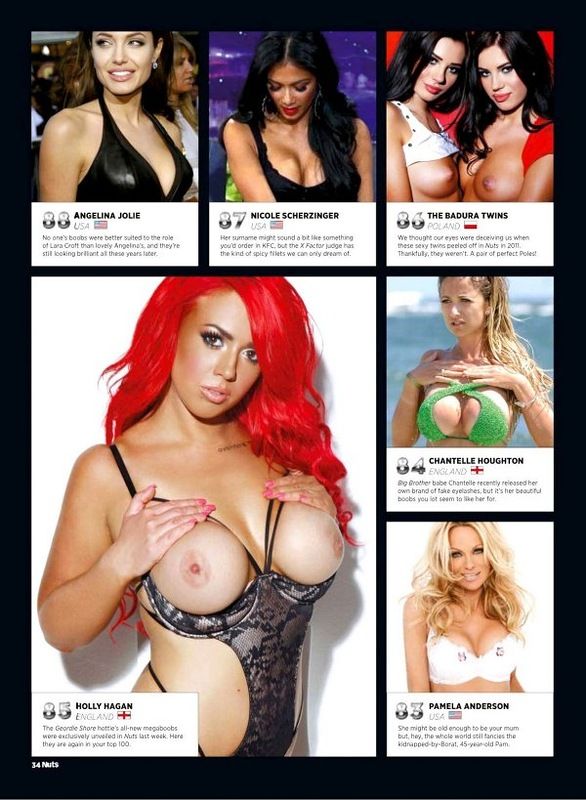 Лучшая грудь 2013 по версии журнала Nuts