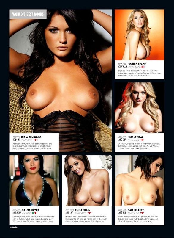 Лучшая грудь 2013 по версии журнала Nuts