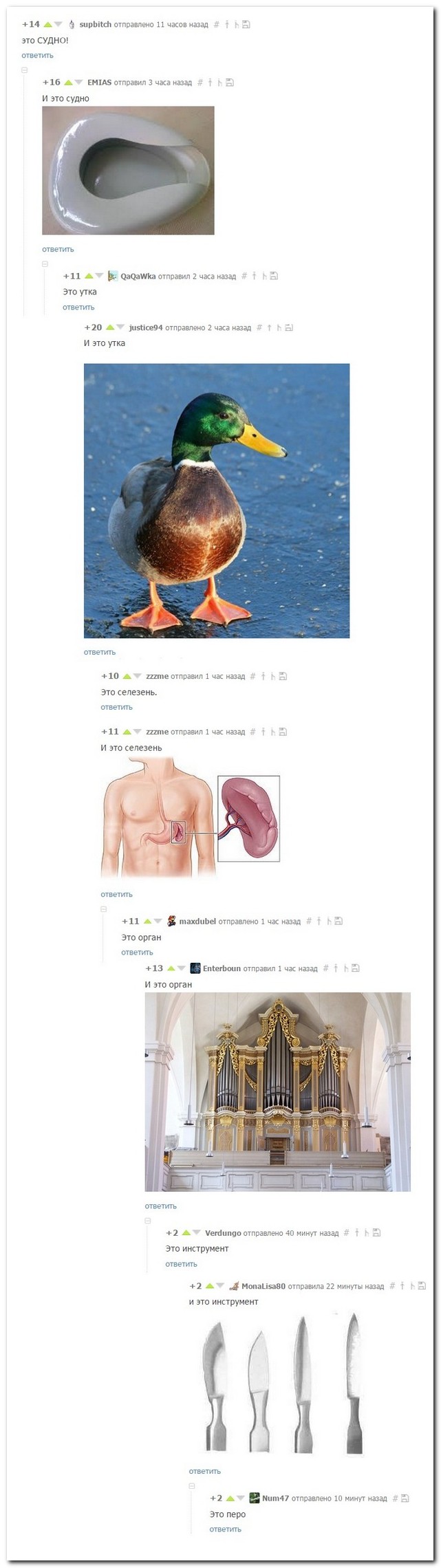 Смешные комментарии из социальных сетей
