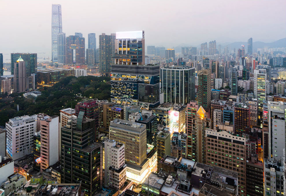 Гонконг с высоты