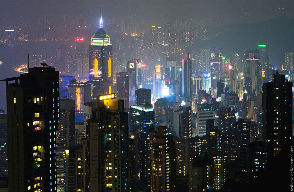 Гонконг с высоты