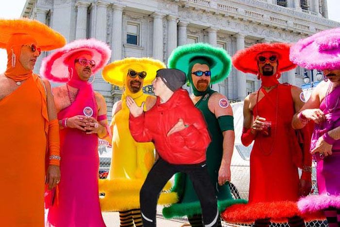 Отфотошопьте фото, чтобы я танцевал с мужиком (27 фото)