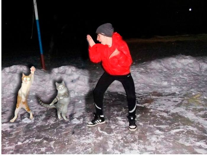 Отфотошопьте фото, чтобы я танцевал с мужиком (27 фото)