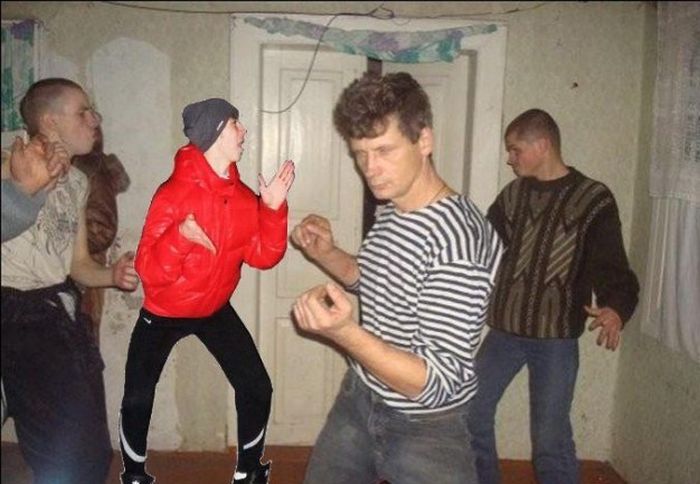 Отфотошопьте фото, чтобы я танцевал с мужиком (27 фото)