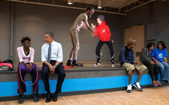 Отфотошопьте фото, чтобы я танцевал с мужиком (27 фото)