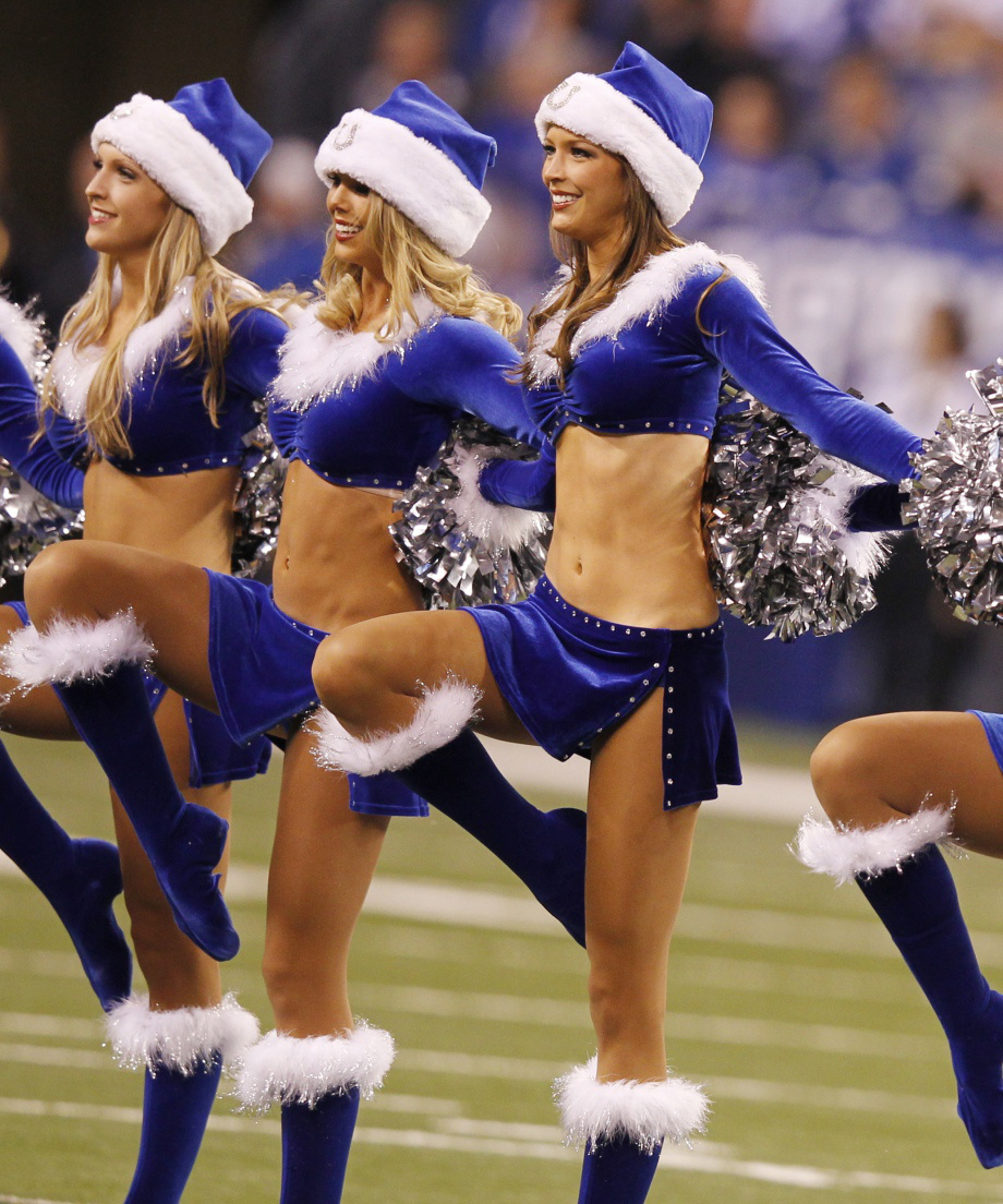 Симпатичные Рождественские девчонки