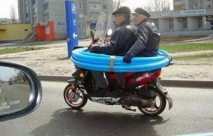 Свежая порция автоприколов