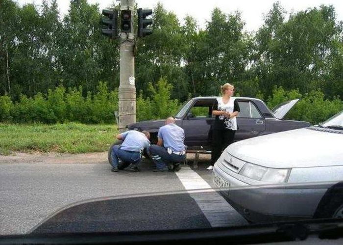 Свежая порция автоприколов