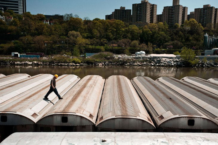 Искусственные рифы или как умирают вагоны нью-йоркского метро