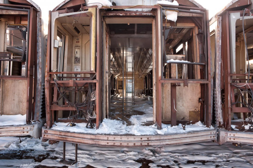 Искусственные рифы или как умирают вагоны нью-йоркского метро