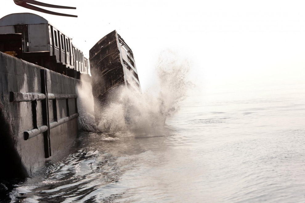 Искусственные рифы или как умирают вагоны нью-йоркского метро