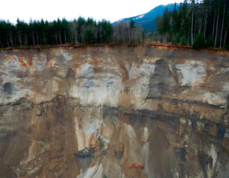 Оползень в США