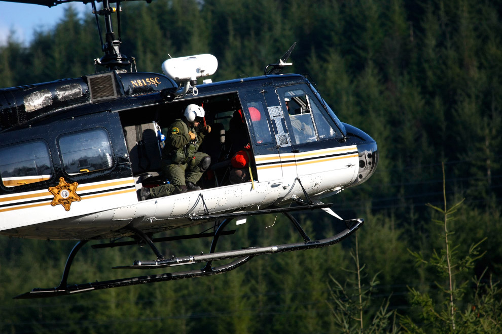 Оползень в США