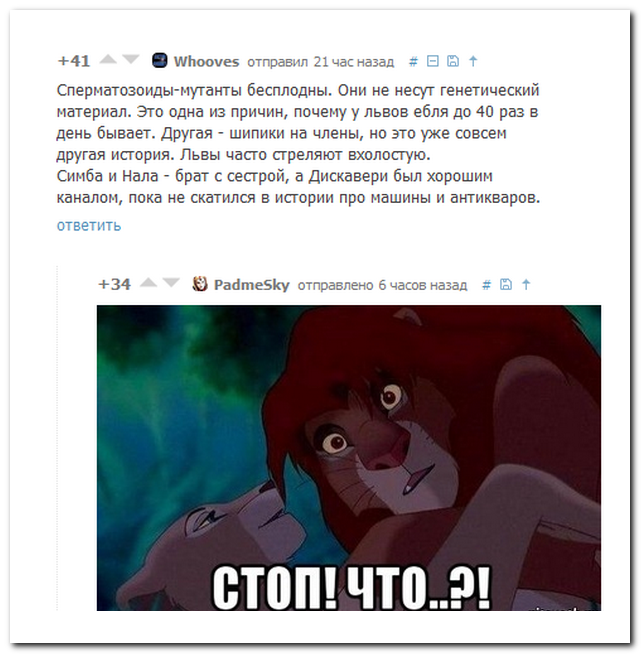 Смешные комментарии из социальных сетей