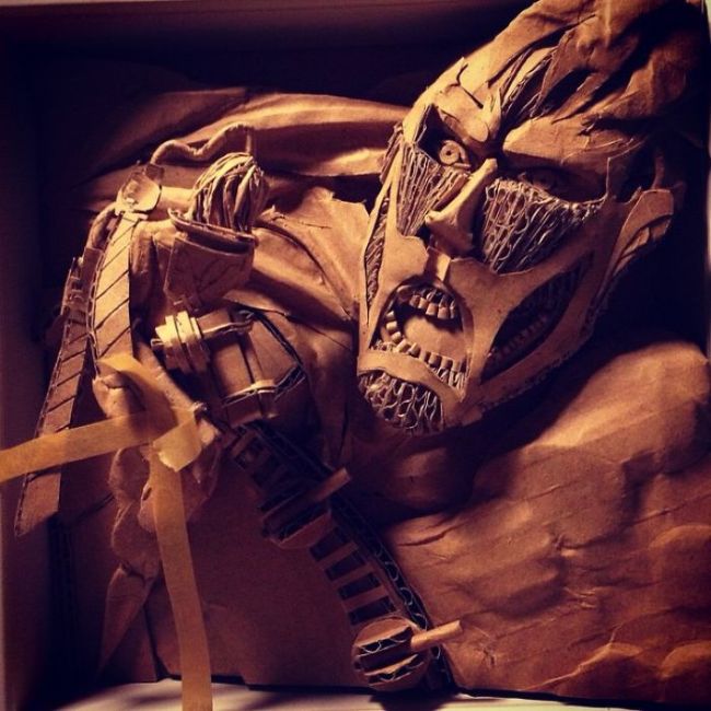 Скульптуры из картона