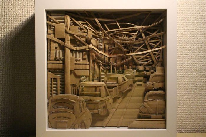 Скульптуры из картона