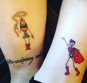 Клевые парные татуировки молодоженов