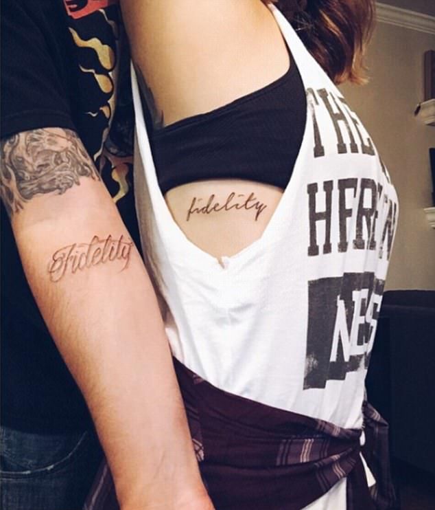 Клевые парные татуировки молодоженов