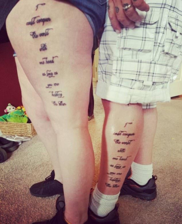 Клевые парные татуировки молодоженов