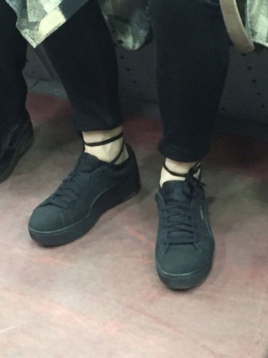 Модные пассажиры нашего метро