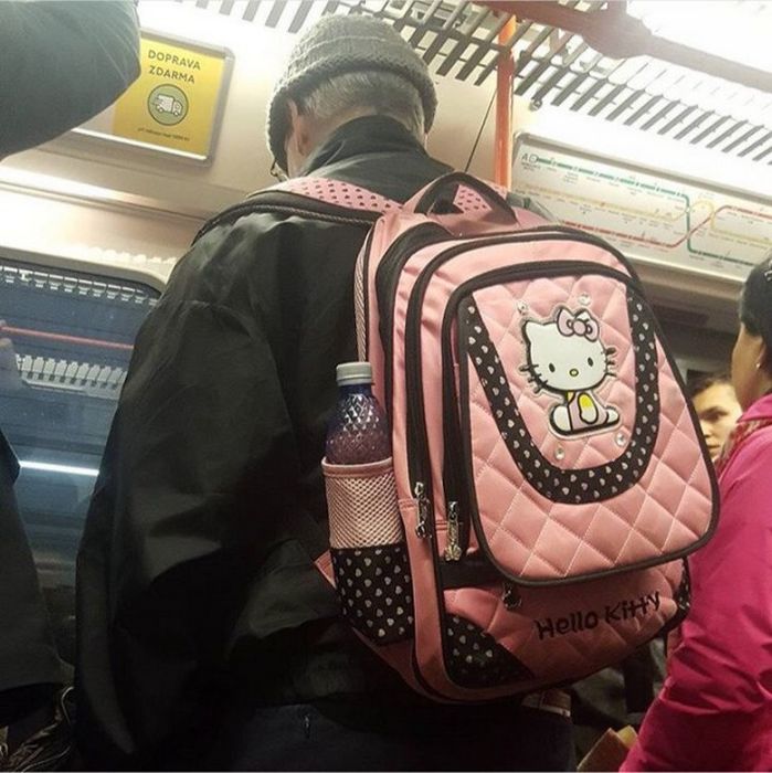 Модные пассажиры нашего метро