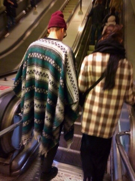 Модные пассажиры нашего метро