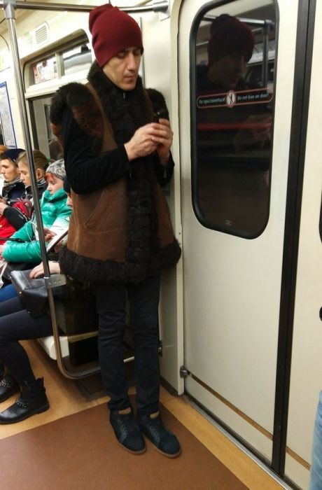 Модные пассажиры нашего метро