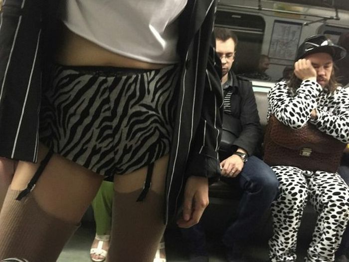 Модные пассажиры нашего метро